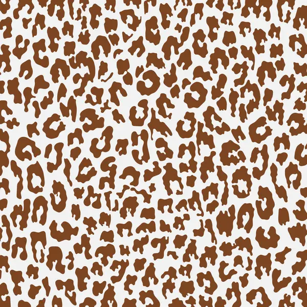 抽象的な動物の皮のヒョウ チーター ジャガーの継ぎ目が無いパターン設計 ブラウンとホワイトシームレスなカモフラージュの背景 ストックベクター
