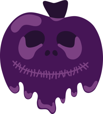 Mutlu Cadılar Bayramı Kafatası elementini ayır.