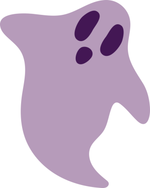 Mutlu Cadılar Bayramı Hayalet elementini ayır.