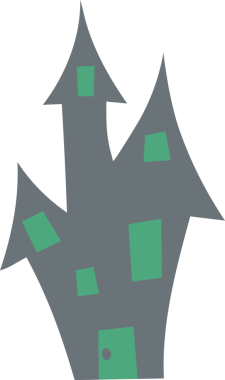 Cadılar Bayramı 'nız kutlu olsun Kale elementlerini ayırın.