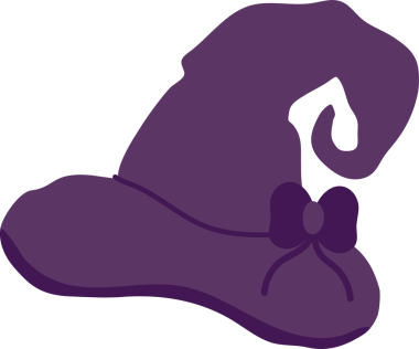 Cadılar Bayramı 'nız kutlu olsun şirin şapka elementlerini ayırın.