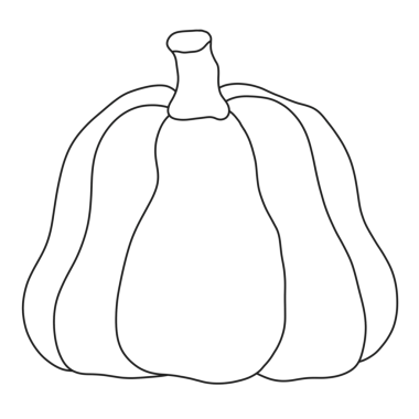 Cadılar Bayramı balkabağı taslağı. Ekim bayramı çıkartmaları.