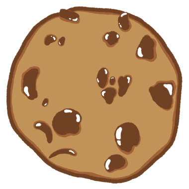 Çikolata parçalı kurabiye ikonunu ayır.