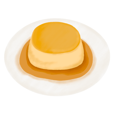 El yapımı puding veya Japon pudingi, Japon tatlı ikonu..