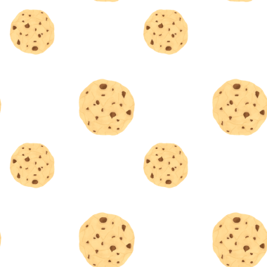 Baskı, kesim, el sanatları idealleri, duvar çıkartmaları ve daha fazla dekorasyon için kusursuz çikolata parçacıklı kurabiye..