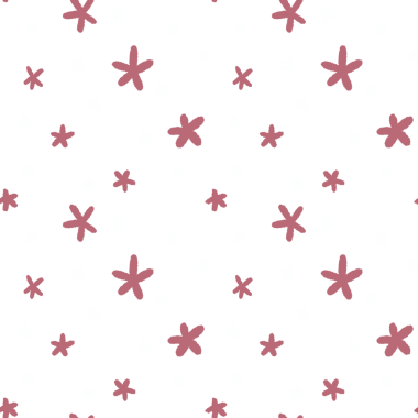 Şeffaf bir arkaplanda kırmızı yıldızların deseni. Kumaş, tekstil, ambalaj, arka plan, tekstil, ev dekorasyonu, hediyeler ve daha fazlası için tasarım.