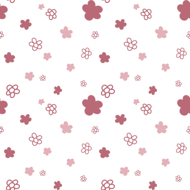 Şeffaf bir arkaplanda kırmızı çiçek deseni. Kumaş, tekstil, ambalaj, arka plan, tekstil, ev dekorasyonu, hediyeler ve daha fazlası için tasarım.