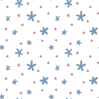 Mavi ve pembe yıldız desenleri kumaş, tekstil, şeffaf bir arkaplan üzerinde ambalaj için kusursuz.