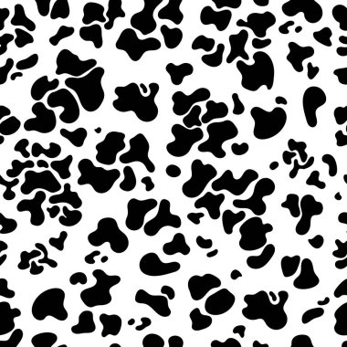 Soyut siyah leopar, kaplan, çita, panter ya da jaguar izi ya da inek derisi dokusu.