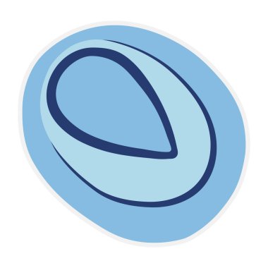 Beyaz arka planda yaz tatilini izole et. Etikette çeşitli plajlar ve yazla ilgili şapka gibi şeyler yer alıyor..