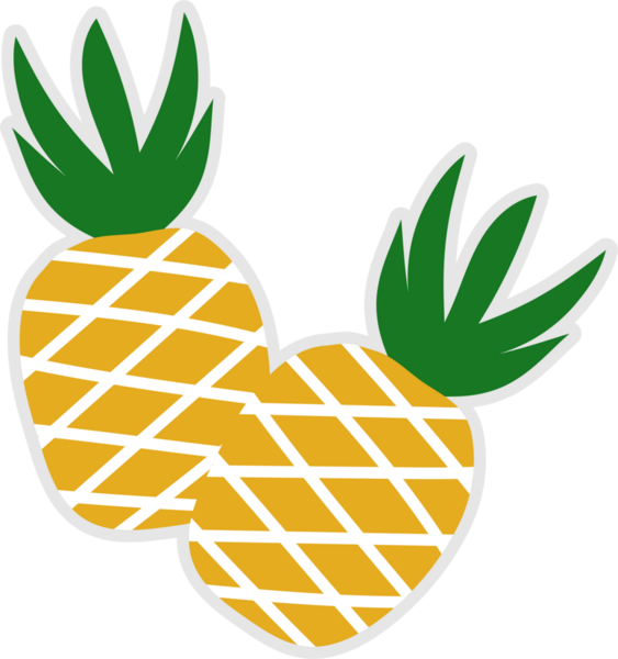 Doğal tropikal meyveler. Organik meyve ya da vejetaryen yemek. Ananas soyut el çizim biçimi.