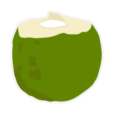 Yaz karalama çıkartmaları, etiketler, logolar, etiketler, tatil için imza, seyahat ve tatil. Dekorasyon için hindistan cevizi biçimini ayır.