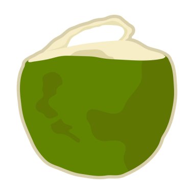 Hindistan cevizi ikonunu ayır. Yaz karalama çıkartmaları, etiketler, logolar, etiketler, tatil için imza, seyahat ve tatil.