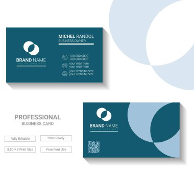Şirketiniz için Modern İş Kartı Şablonu Tasarımı