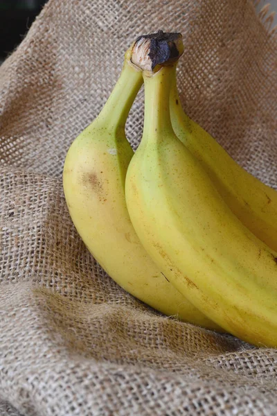 Bunch Bananas Lie Table — Stock Photo, Image