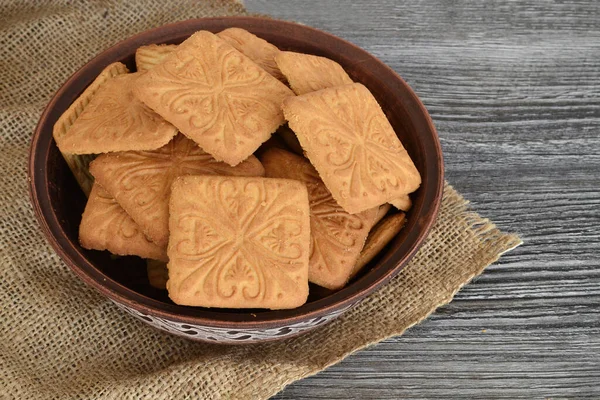 stock image shortbread cookies in a plate