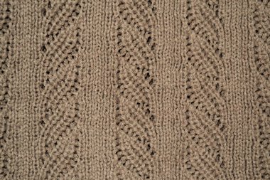 Örülmüş yün doku. Yünlü arkaplan