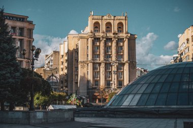 Başkentin merkezindeki binalar