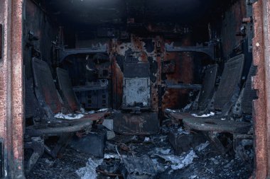 Rus ekipmanları savaşta yanıp kül oldu.