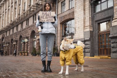 Kyiv, Ukrayna. 18 Şubat 2024 'te, 