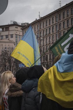 Kyiv, Ukrayna. 18 Şubat 2024 'te, 