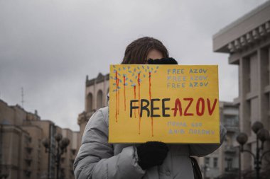 Kyiv, Ukrayna. 18 Şubat 2024 'te, 