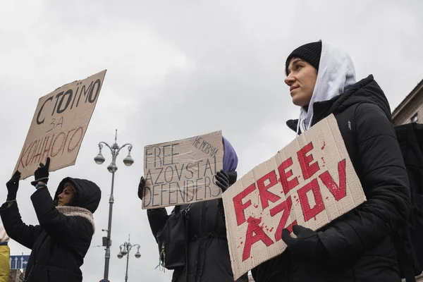 Kyiv, Ukrayna. 18 Şubat 2024 'te, 