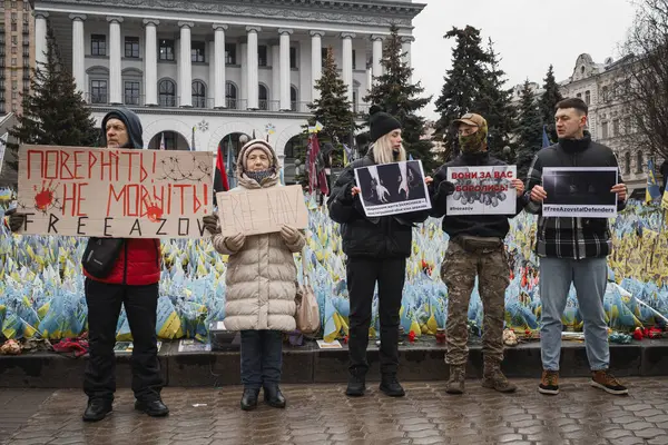 Kyiv, Ukrayna. 18 Şubat 2024 'te, 