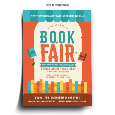 Book Fair Poster Template