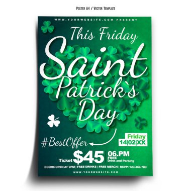 St Patricks Day Poster Template