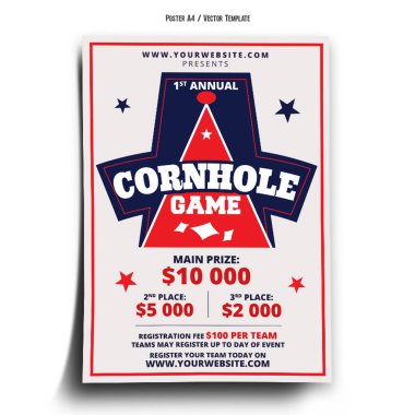 Cornhole Oyun Olay Şablonu