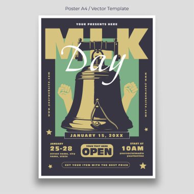 MLK Günü Poster Şablonu