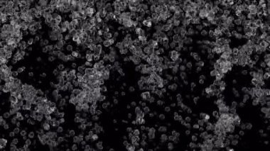 Su kabarcığı alfa kanallı su altında geçiş yapıyor