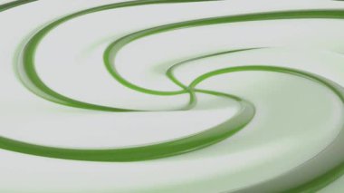 Yeşil çay reçeli yoğurt kıvrımlı döngü arka plan