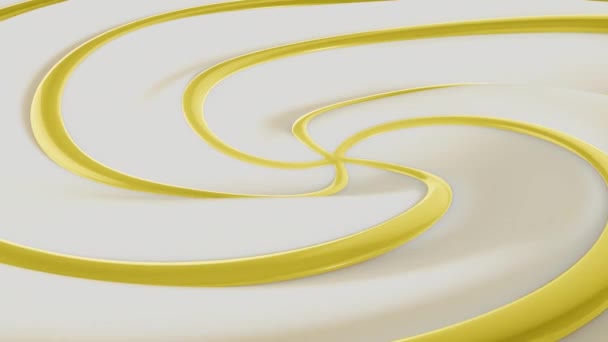 Joghurt Mit Mango Marmelade Wirbelnden Looping Hintergrund — Stockvideo