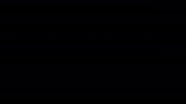 Siyah Soru İşareti Alfa arkaplanında izole edildi