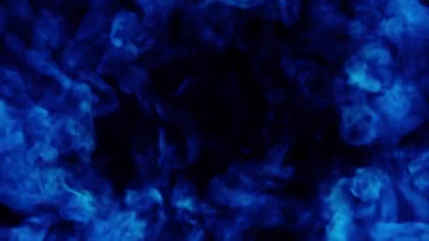 魔法烟雾冲击波转换揭示了在 背景下隔离的叠层 — 图库视频影像