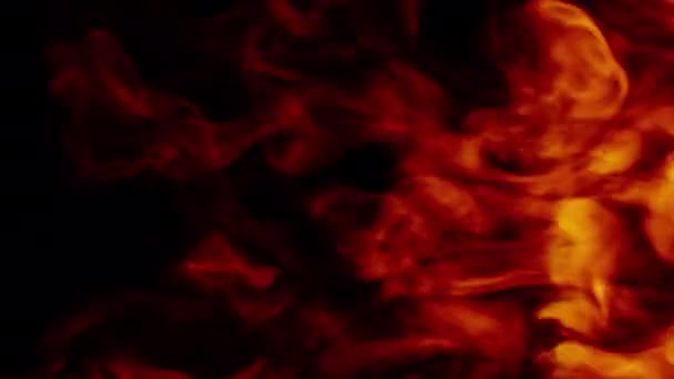 火焰冲击波转换揭示了在 背景下隔离的叠层 — 图库视频影像