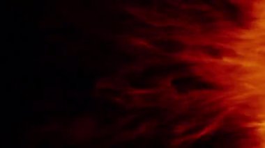 Yangın şok dalgası üfleme geçişi alfa arkaplanında izole edilmiş örtüyü ortaya çıkardı