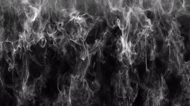 Duman Parçacığı Şok Dalgası Üfleme Geçişi Alfa Arka Planında Izole — Stok video