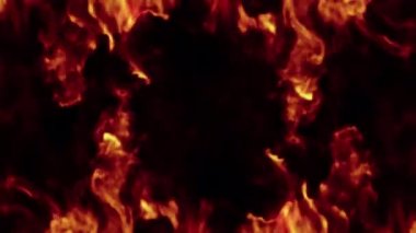 Yangın şok dalgası üfleme geçişi alfa arkaplanında izole edilmiş örtüyü ortaya çıkardı