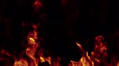 Yangın şok dalgası üfleme geçişi alfa arkaplanında izole edilmiş örtüyü ortaya çıkardı