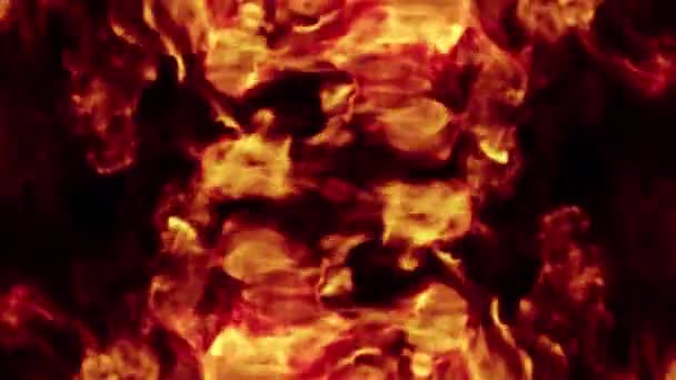 Transición Soplado Onda Choque Fuego Revelan Superposición Aislada Fondo Alfa — Vídeo de stock