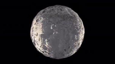 Mavi su küresi döngüsü alfa arkaplanda izole edildi