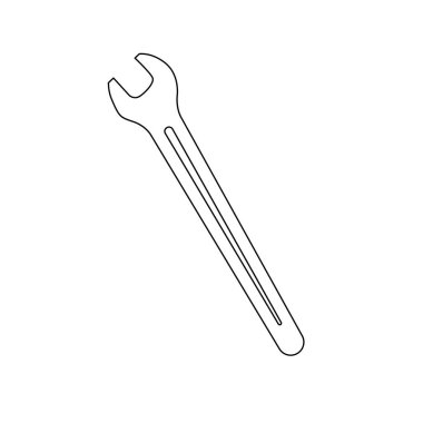 Bu bir ağız anahtarının çizimi..