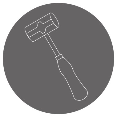 İki ağızlı çekicin bir tasviri..