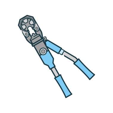 Manüel hidrolik basınç baskı araçlarının bir gösterimi..