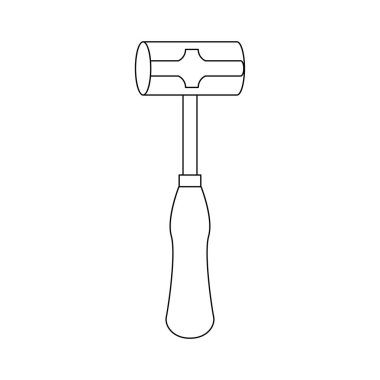 Çift uçlu çekiç tasviri.