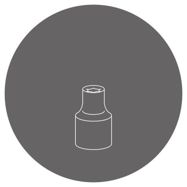 Bir soketin görüntüsü.