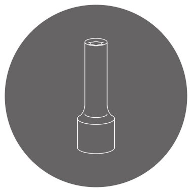 Derin bir soketin görüntüsü.